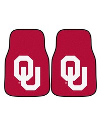 Oklahoma 2piece Carpeted Car Mats 18x27 by   