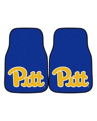 Pittsburgh 2piece Carpeted Car Mats 18x27 by   