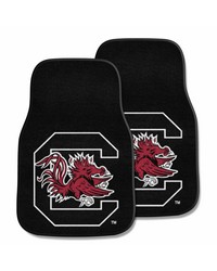 South Carolina 2piece Carpeted Car Mats 18x27 by   