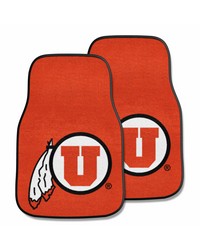 Utah Utes 2-pc Carpet Car Mat Set by   