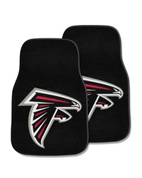 NFL Atlanta Falcons 2piece Carpeted Car Mats 18x27 by   