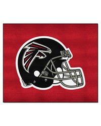 Atlanta Falcons Tailgater Rug  5ft. x 6ft. Helmet Logo Red by   