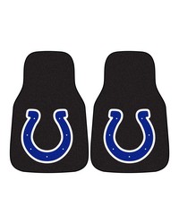 NFL Indianapolis Colts 2piece Carpeted Car Mats 18x27 by   