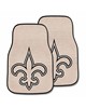 Fan Mats  LLC New Orleans Saints 2-pc Carpet Car Mat Set Black