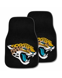 NFL Jacksonville Jaguars 2piece Carpeted Car Mats 18x27 by   