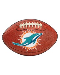 Miami Dolphins Football Rug by   