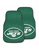 Fan Mats LLC New York Jets 2-pc Carpet Car Mat Set Green