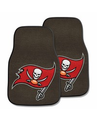 NFL Tampa Bay Buccaneers 2piece Carpeted Car Mats 18x27 by   