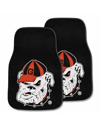 Georgia 2piece Carpeted Car Mats 18x27 by   