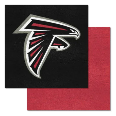 Fan Mats  LLC Atlanta Falcons Team Carpet Tiles Red