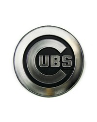 Chicago Cubs Molded Chrome Emblem by  Premier Prints 