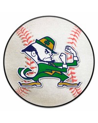 Notre Dame Baseball Mat 26 diameter  by   