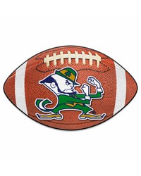 Notre Dame Fighting Irish Football Rug by   