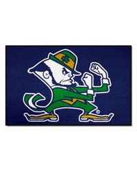 Notre Dame Leprechaun Starter Rug by   