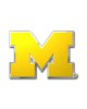 Fan Mats LLC Michigan Wolverines Embossed Color Emblem Maize