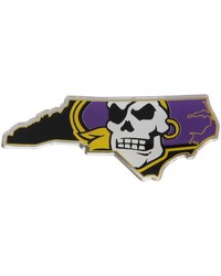 East Carolina Pirates Embossed State Emblem by  Fairwinds Studio 