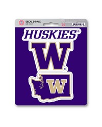 Washington Huskies Decal 3-pk by  Fairwinds Studio 