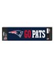Fan Mats  LLC New England Patriots Team Slogan Decal Navy
