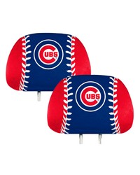 Chicago Cubs Printed Headrest Cover by  Premier Prints 