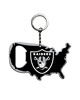 Fan Mats LLC Las Vegas Raiders Keychain Bottle Opener Black
