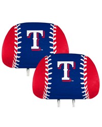 Texas Rangers Printed Headrest Cover by  Fairwinds Studio 