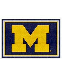 Michigan Wolverines 5x8 Rug by   
