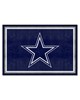 Fan Mats  LLC Dallas Cowboys 5x8 Rug Navy