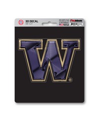 Washington Huskies 3D Decal by  Fairwinds Studio 
