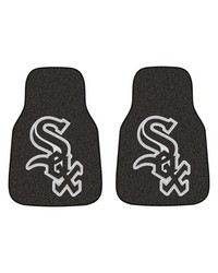 MLB Chicago White Sox 2piece Carpeted Car Mats 18x27 by   