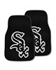 Fan Mats  LLC Chicago White Sox 2-pc Carpet Car Mat Set Black