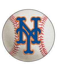 New York Mets Baseball Rug by   