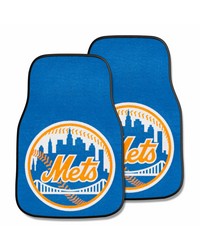 New York Mets 2-pc Carpet Car Mat Set by   