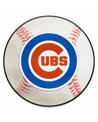 Chicago Cubs Baseball Mat by  Premier Prints 