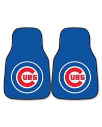 MLB Chicago Cubs 2piece Carpeted Car Mats 18x27 by   