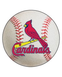 St Louis Cardinals Baseball Rug by   