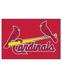 St Louis Cardinals Starter Rug by   