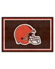 Fan Mats LLC Cleveland Browns 5x8 Rug Brown