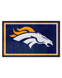 Denver Broncos 4x6 Rug by  Collier Campbell 