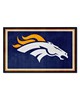 Fan Mats  LLC Denver Broncos 4x6 Rug Navy