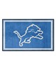 Fan Mats LLC Detroit Lions 4x6 Rug Blue