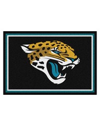 NFL Jacksonville Jaguars Rug 5x8 60x92 by   