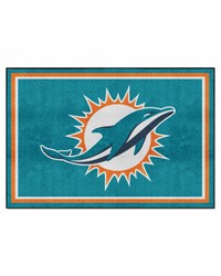Miami Dolphins 5x8 Rug by   