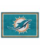 Fan Mats  LLC Miami Dolphins 5x8 Rug Aqua