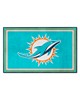 Fan Mats LLC Miami Dolphins 4x6 Rug Aqua