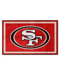 San Francisco 49ers 4x6 Rug by   