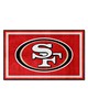 Fan Mats  LLC San Francisco 49ers 4x6 Rug Red