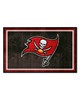 Fan Mats  LLC Tampa Bay Buccaneers 4x6 Rug Gray