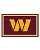 Fan Mats  LLC Washington Commanders 4x6 Rug Maroon