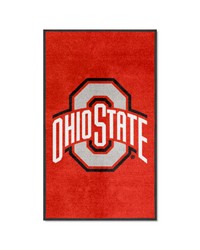 Ohio State 3X5 HighTraffic Mat with Durable Rubber Backing  Portrait Orientation Red by   