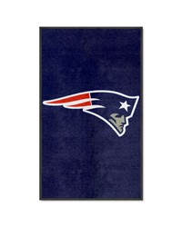 New England Patriots 3X5 HighTraffic Mat with Durable Rubber Backing  Portrait Orientation Navy by   